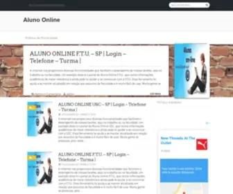 Alunoonline.club(Alunoonline club) Screenshot