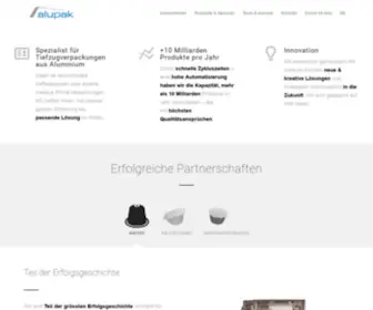 Alupak.ch(Ihr Verpackungsspezialist) Screenshot