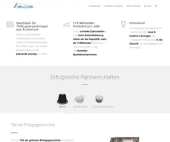 Alupak.com(Ihr Verpackungsspezialist) Screenshot