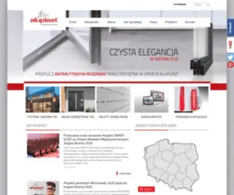 Aluplast.com.pl(Producent systemów okiennych z PVC) Screenshot