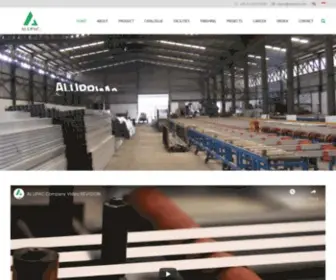 Aluprima.com(PT. Aluprima Pacific Industries (ALUPAC)) Screenshot