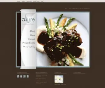 Aluresavannah.com(A.lure is an award winning Downtown Savannah Restaurant) Screenshot