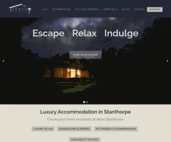 Alurestanthorpe.com.au(Accommodation Stanthorpe) Screenshot