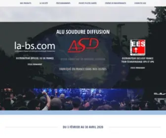 Alusd.com(Alu Soudure Diffusion) Screenshot