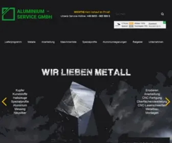 Aluservice.de(Aluminium-Service GmbH) Screenshot