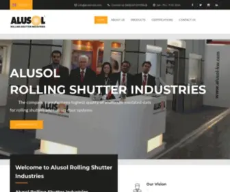 Alusol-KW.com(Alusol Rolling Shutters Industries) Screenshot