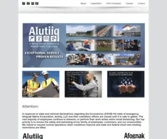 Alutiiq.com(Home) Screenshot