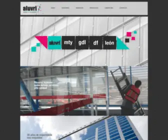 Aluvri.com(Vidrio y Aluminio) Screenshot