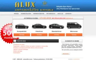 Alux.lt(Nuomojame įvairius automobilius) Screenshot