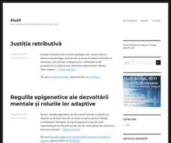 Aluzii.ro(Știri și informații din educație) Screenshot