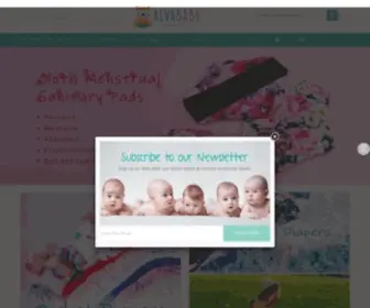 Alvababy.com(Online hot sales for baby cloth diapers) Screenshot