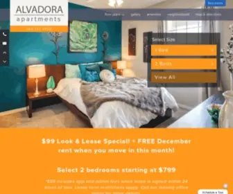 Alvadoraapts.com(Alvadora Apartments offers a variety of amenities and) Screenshot