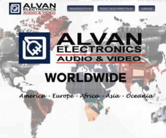 Alvanelectronics.com(ALVAN ELECTRONICS ®) Screenshot