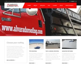 Alvaradoroofing.com(BBB Roofing Contractor in Albuquerque) Screenshot