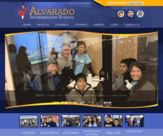 Alvaradoschool.org(Alvarado Intermediate School) Screenshot