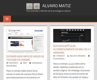 Alvaromatiz.com(Alvaro Matiz) Screenshot