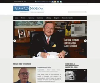 Alvaronoboa.com(Alvaro Noboa) Screenshot