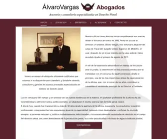 Alvarovargasabogados.com(Asesoría a derecho) Screenshot