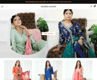 Alveenasalman.com(Alveena Salman) Screenshot
