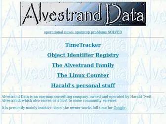 Alvestrand.no(Alvestrand Data) Screenshot