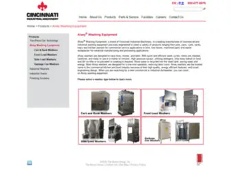 Alveywashing.com(Cincinnati Industrial Machinery) Screenshot