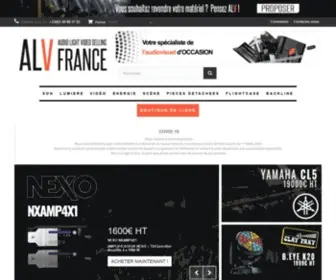 AlvFrance.com(Vente d'occasion scénique et audio) Screenshot
