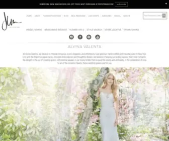 Alvinavalenta.com(Bridesmaids Dresses & Bridal Gowns by Alvina Valenta) Screenshot