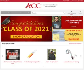 AlvinccStore.com(The College Store online) Screenshot