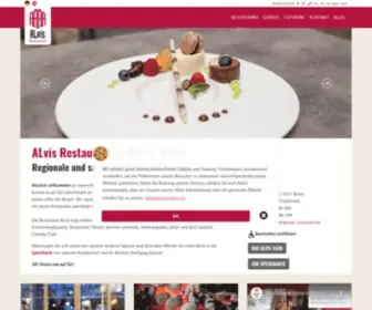 Alvis-Restaurant.de(Restaurant ALvis in Berlin Mitte) Screenshot