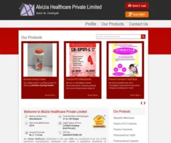 Alviziahealthcare.net(Alvizia Healthcare Private Limited) Screenshot