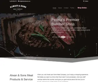 Alwanandsons.com(Alwan and Sons Meat Company) Screenshot