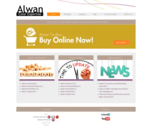 Alwancolor.com(Alwan Color Expertise) Screenshot