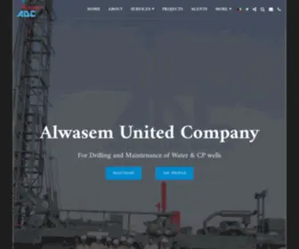 Alwasem.com(Alwasem United Drilling Company) Screenshot