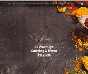 Alwasmiya.com(Primarily an event management & event equipment supply group. Al Wasmiya) Screenshot