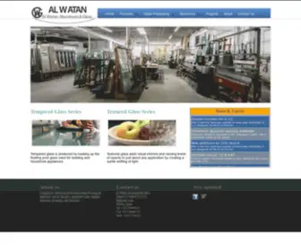 Alwatanglass.com(Al WATAN GLASS Home) Screenshot