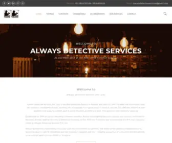 Alwaysdetective.com(Always Detective Services Pvt Ltd) Screenshot