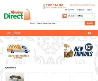 Alwaysdirect.com.au(Always Direct) Screenshot