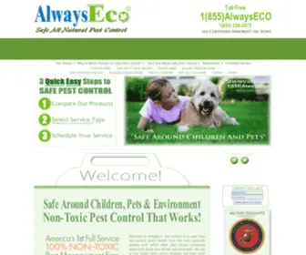 Alwayseco.com(Ecosmart) Screenshot