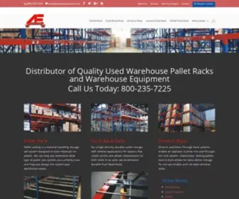 Alwaysequipment.com(Distributor of Quality Used Warehouse Storage Racks and Warehouse Equipment) Screenshot