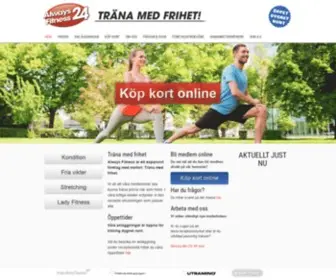 Alwaysfitness.se(Always fitness) Screenshot