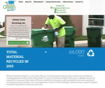 Alwaysgreenrecycling.com(Always Green Recycling Inc) Screenshot