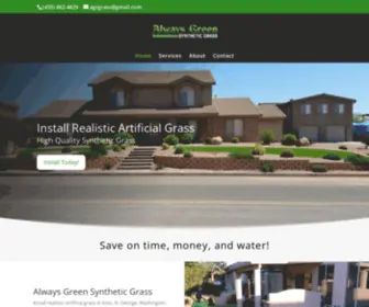 Alwaysgreenutah.com(Artificial Grass) Screenshot