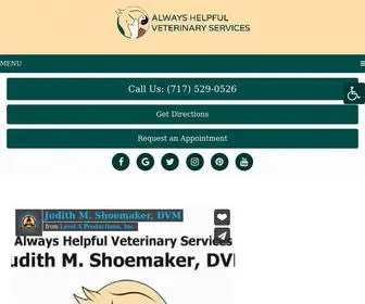 Alwayshelpfulveterinaryservices.com(Veterinarian in Nottingham) Screenshot