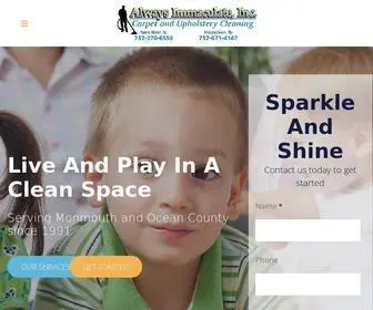 Alwaysimmaculatecarpets.com(Always Immaculate Carpets) Screenshot