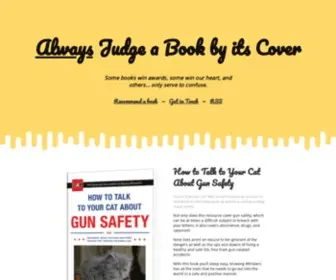 Alwaysjudgeabookbyitscover.com(Always judge a book by its cover) Screenshot