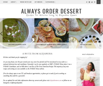 Alwaysorderdessert.com(Always Order Dessert) Screenshot
