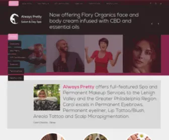 Alwayspretty.com(Always Pretty Salon and Spa) Screenshot