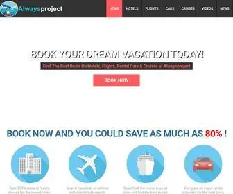 Alwaysproject.com(Get Your Dream Travels Best Deals) Screenshot