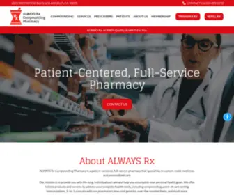 Alwaysrx.com(ALWAYS Rx Compounding Pharmacy) Screenshot