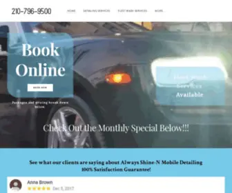 Alwaysshine-N.com(San Antonio's #1 Choice in Auto Detailing) Screenshot